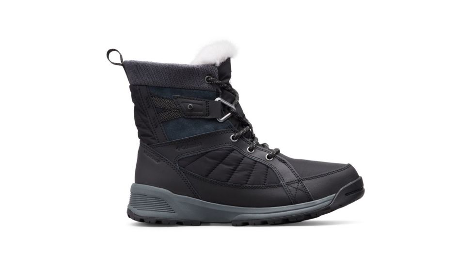 Columbia Meadows Shorty Omni-Heat 3D - Womens, HEAT-Black, Steam, Medium, 5, 1791321010-5