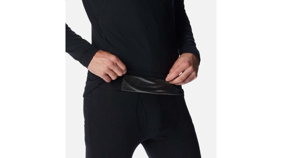 Columbia Midweight Stretch Long Sleeve Top - Mens, Black, Large, 1638591-011-L