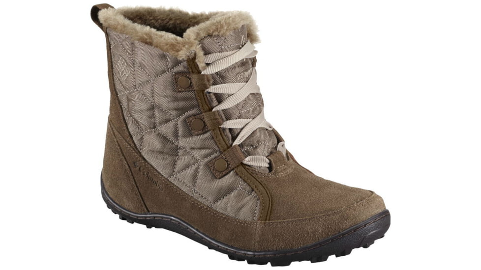 Columbia Minx Shorty Omni-Heat Winter Boot - Women's-Pebble/Oxford-Medium-7 US