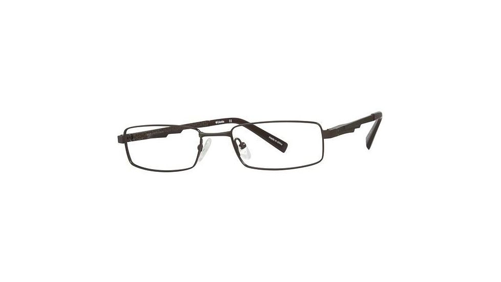 Columbia Mitchell Creek Single Vision Prescription Eyeglasses - Frame Brown/Black/Blk/Brn, Size 50/16mm CBMITCHCRK02