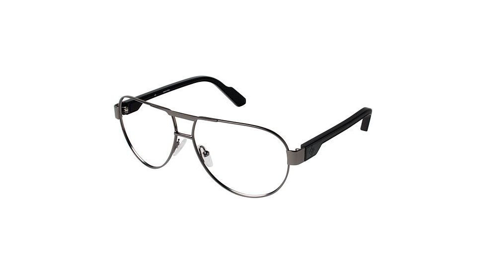 Columbia MOUNT JACKSON Single Vision Prescription Eyeglasses - Frame GUNMETAL/GREY, Size 57/12mm CBMTJACKSON01