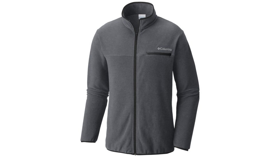 Columbia Mountain Crest Full Zip Hoody - Men's, Graphite Heathe, S, 1778471053-53-S