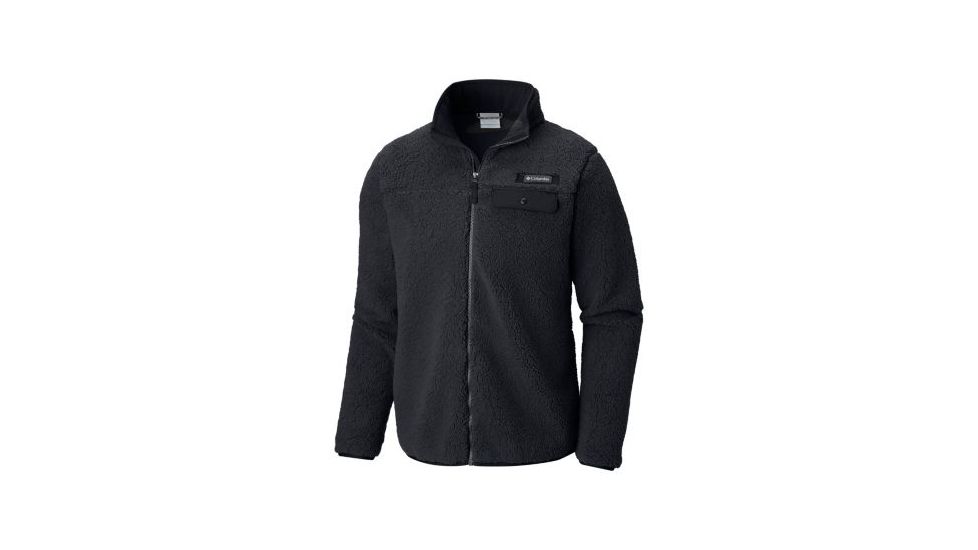 Columbia Mountain Side Heavyweight Fleece FZ - Mens, Black, Medium, 1805001010-M