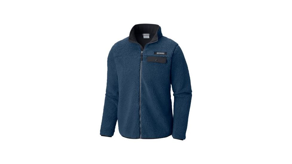 Columbia Mountain Side Heavyweight Fleece FZ - Mens, Dark Mountain, Extra Large, 1805001478-XL