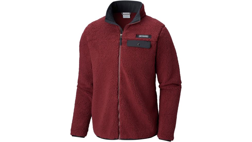 Columbia Mountain Side Heavyweight Fleece FZ - Mens, Elderberry Camo, Large, 1805001522-L
