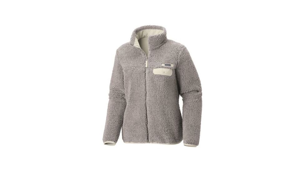 Columbia Mountain Side Heavyweight Fleece FZ - Womens, Flint Grey/Light Bisque, Small, 1730401027-S
