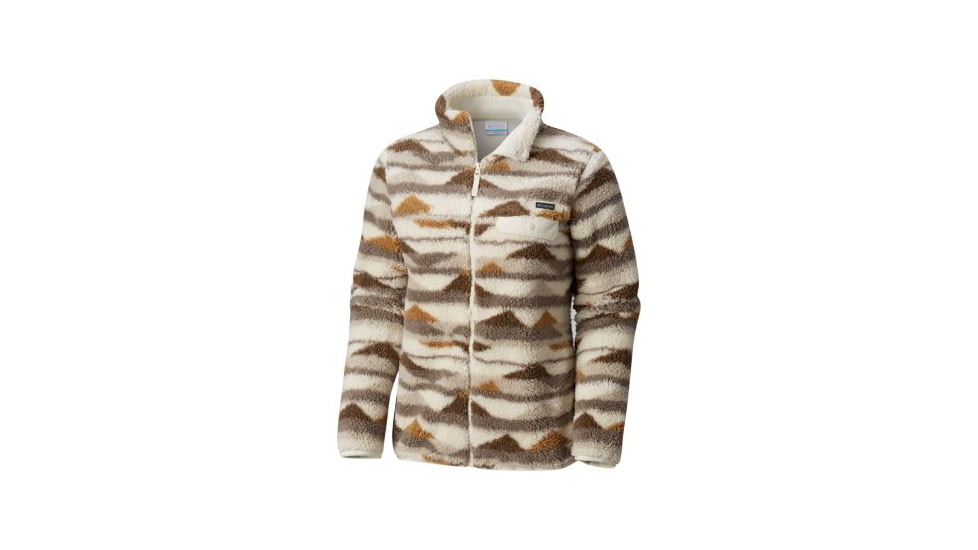 Columbia Mountain Side Heavyweight Fleece FZ - Womens, Light Bisque Print, Small, 1730401106-S