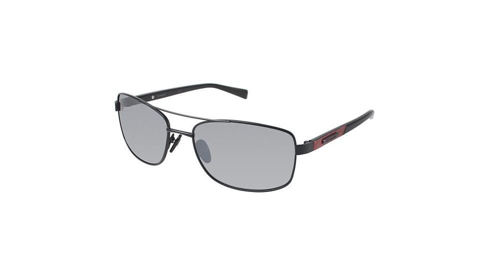 Columbia MT JUPITER 100 Sunglasses - Frame MATTE BLACK, Lens Color Silver Flash CBMTJUPITER10002