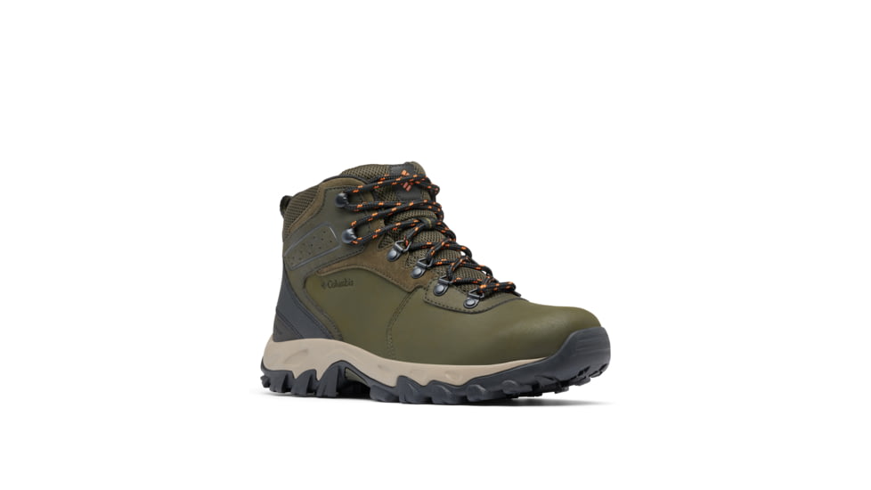 Columbia Newton Ridge Plus II Waterproof Hiking Boot - Mens, Deep Olive/Desert Sun, 11, 1594731-315-11