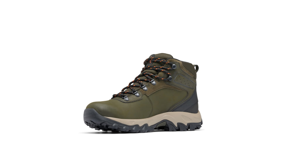 Columbia Newton Ridge Plus II Waterproof Hiking Boot - Mens, Deep Olive/Desert Sun, 11, 1594731-315-11