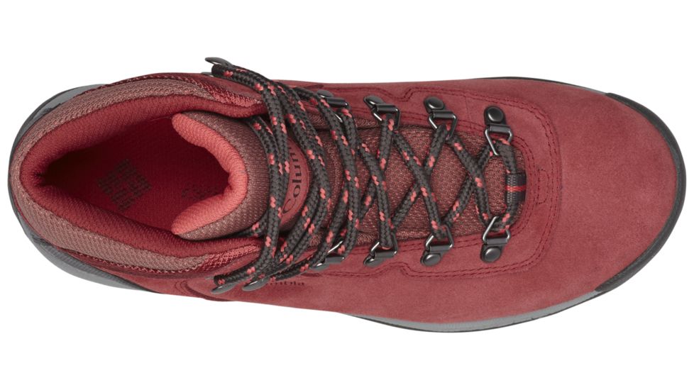 Columbia Newton Ridge Plus Waterproof Hiking Boot - Womens, Marsala Red/Sunset Red, Medium, 9.5, 1718821619-9.5