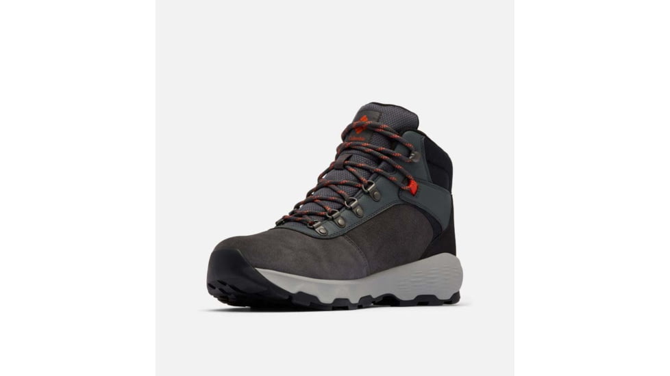 Columbia Newton Wander Boots - Mens, Dark Grey/Red Quartz, 12 US, 2109441-089-12