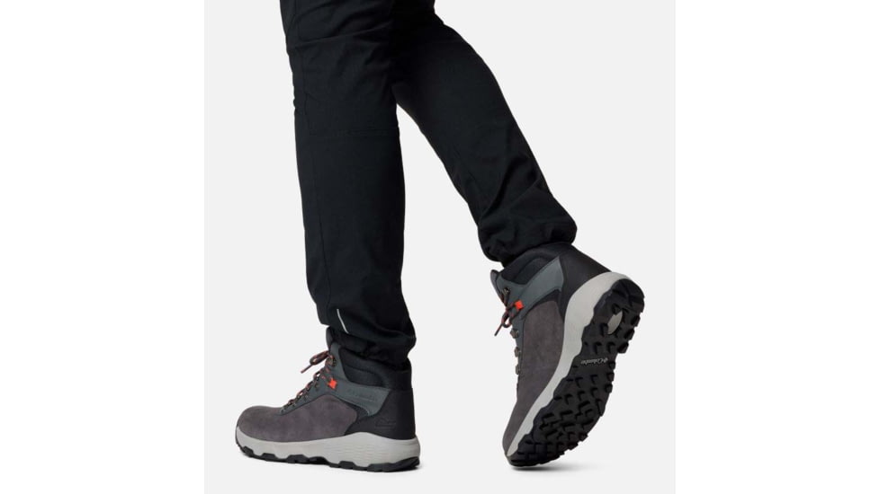 Columbia Newton Wander Boots - Mens, Dark Grey/Red Quartz, 12 US, 2109441-089-12