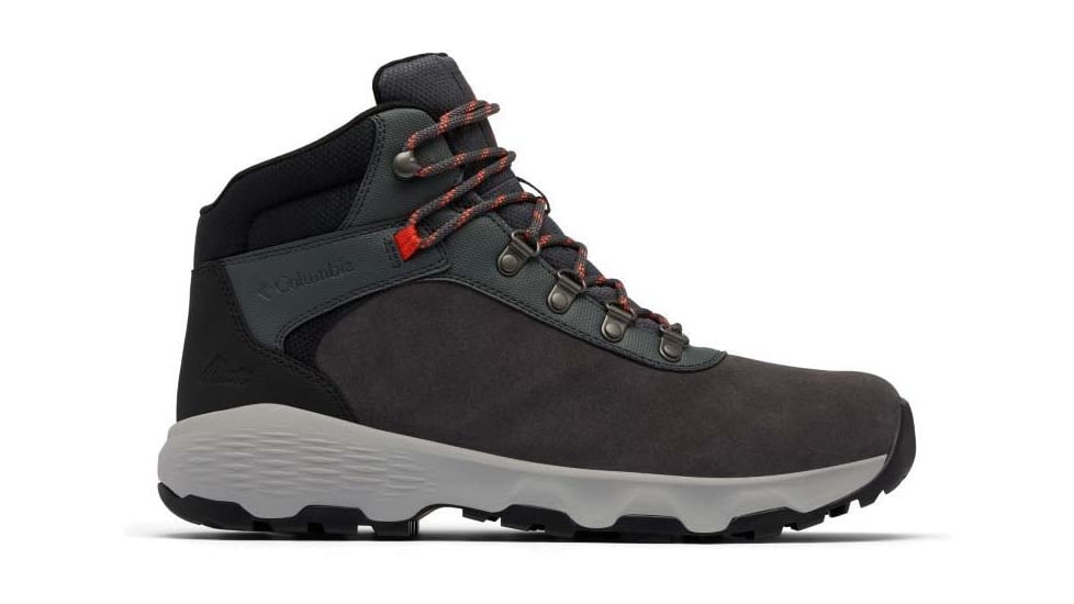 Columbia Newton Wander Boots - Mens, Dark Grey/Red Quartz, 12 US, 2109441-089-12