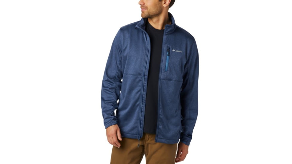 Columbia Outdoor Elements Full Zip - Mens, Dark Mountain, Scout Blue, Large, 1862051478-L