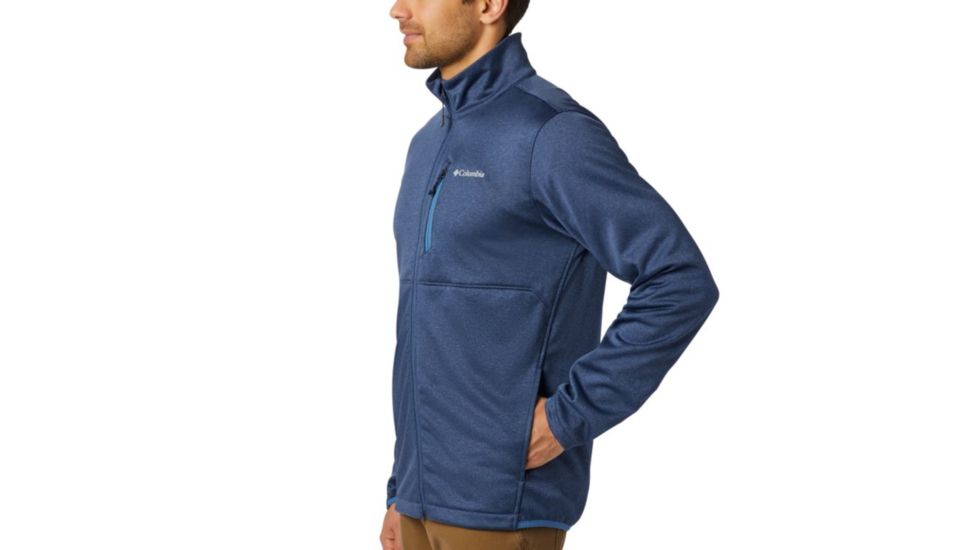 Columbia Outdoor Elements Full Zip - Mens, Dark Mountain, Scout Blue, Large, 1862051478-L