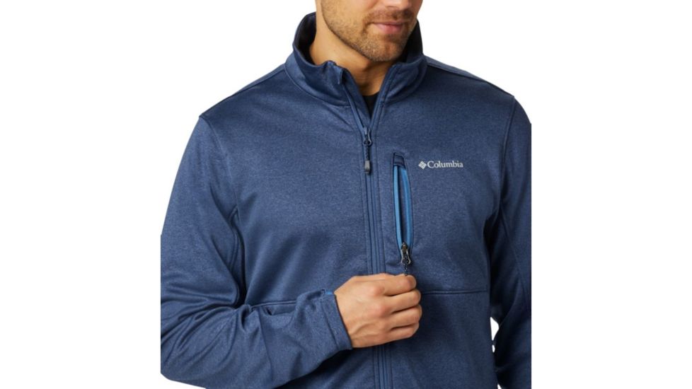 Columbia Outdoor Elements Full Zip - Mens, Dark Mountain, Scout Blue, Large, 1862051478-L