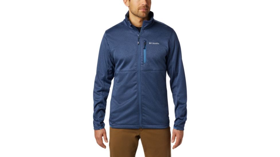 Columbia Outdoor Elements Full Zip - Mens, Dark Mountain, Scout Blue, Large, 1862051478-L
