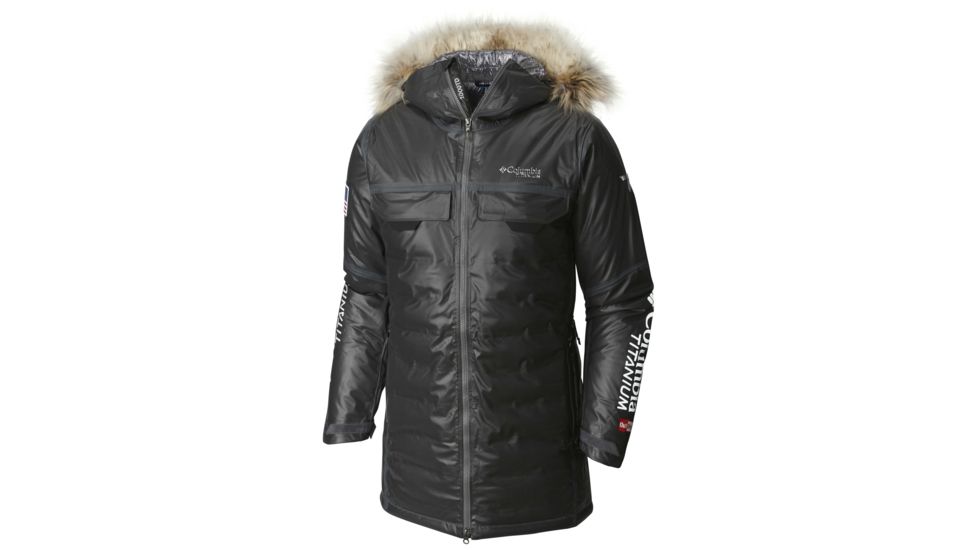 Columbia OutDry Ex Diamond HeatZone Long Parka - Men's-Black-Large