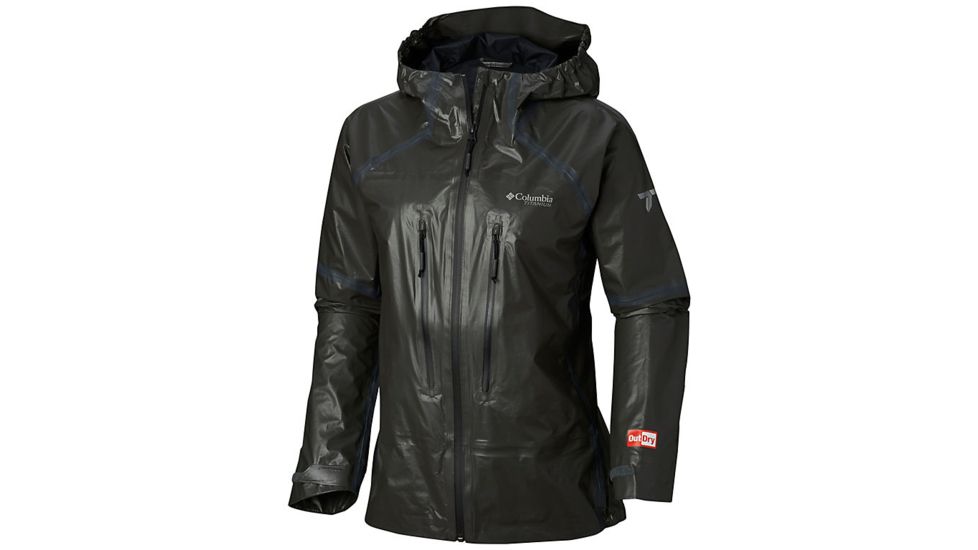 Columbia OutDry Ex Featherweight Shell Jacket - Womens, Black, Large, 1770791010-L