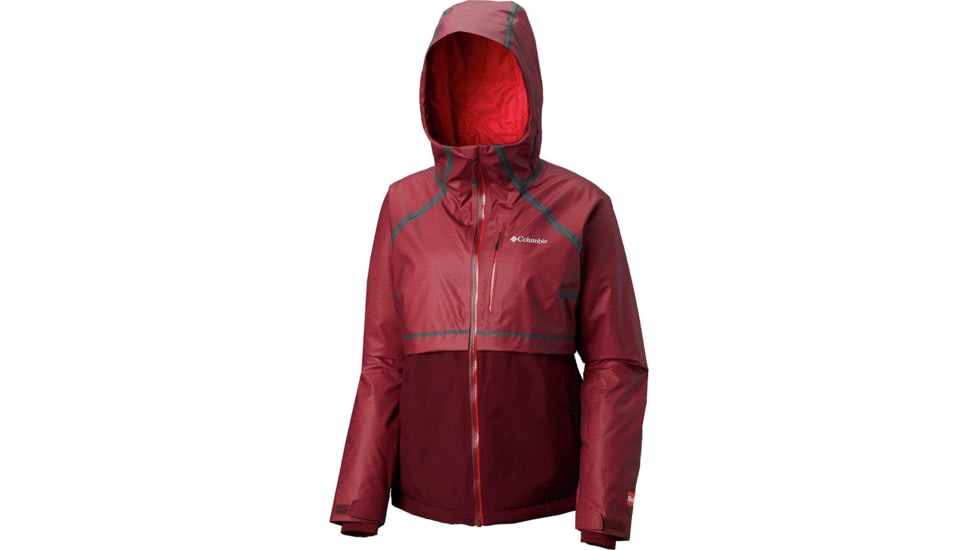 Columbia OutDry Glacial Hybrid Jacket, Rich Wine Heather, Rich Wine, XL - Womens, 1798471624-XL