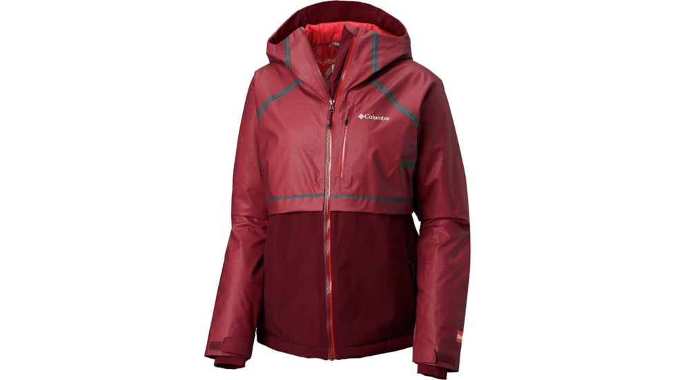 Columbia OutDry Glacial Hybrid Jacket, Rich Wine Heather, Rich Wine, XL - Womens, 1798471624-XL