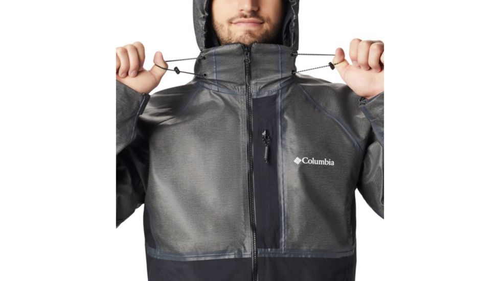 Columbia OutDry Rogue Interchange Jacket, Charcoal, Charcoal Heather, 2XL - Mens, 1798711030-XXL