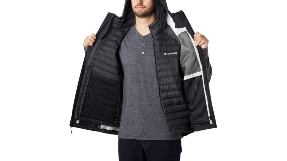Columbia OutDry Rogue Interchange Jacket, Charcoal, Charcoal Heather, 2XL - Mens, 1798711030-XXL