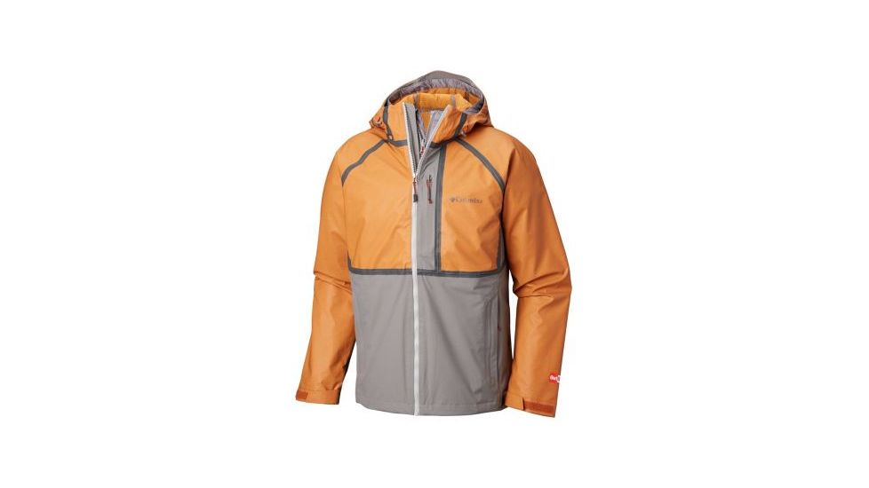 Columbia OutDry Rogue Interchange Jacket - Mens, Boulder/Bright Copper Heather, Small, 1798711003-S
