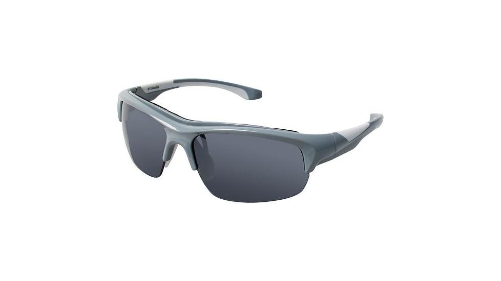 Columbia PEAK X Single Vision Prescription Eyeglasses - Frame Shiny Mercury, Size 67/16mm CBPEAKX02