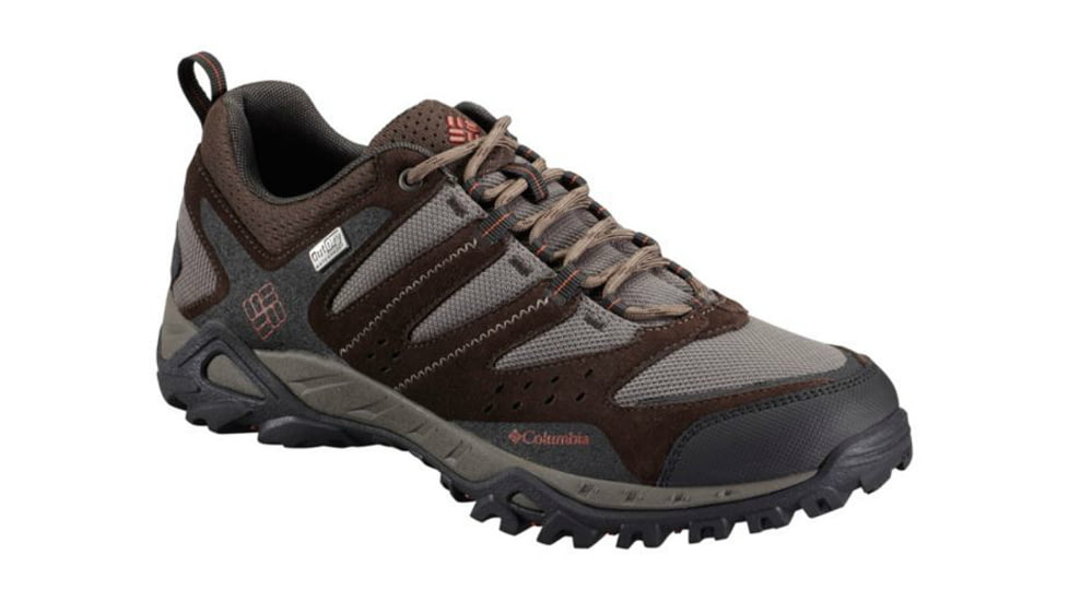 Columbia PeakFreak XCRSN OutDry Hiking Shoe - Mens-Cordovan/Cedar-Medium-11 US