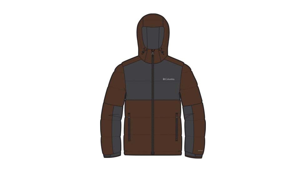 Columbia Pike Lake II Hooded Jacket - Mens, Tobacco/Black, Extra Large, 2050931-256-XL