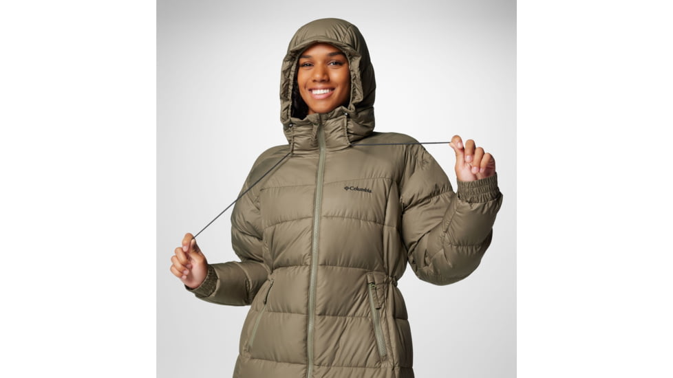 Columbia Pike Lake II Long Jacket - Womens, Stone Green, Extra Large, 2051351397-XL