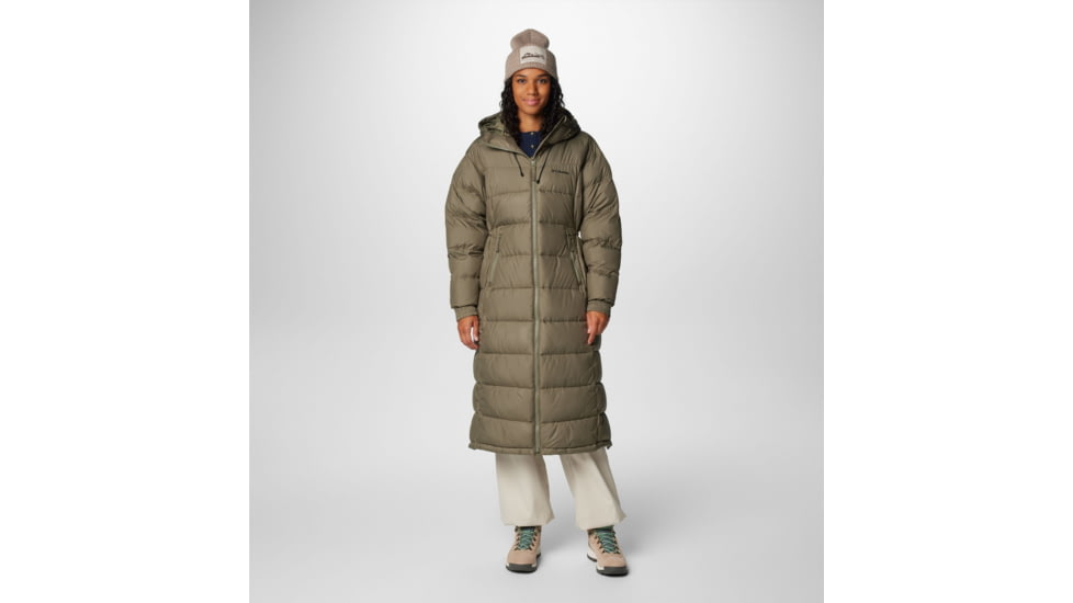 Columbia Pike Lake II Long Jacket - Womens, Stone Green, Extra Large, 2051351397-XL