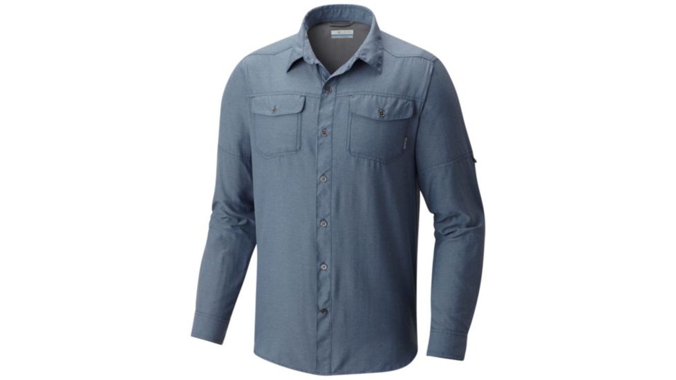 Columbia Pilsner Peak II Long Sleeve - Mens, Whale, L 1711202554L