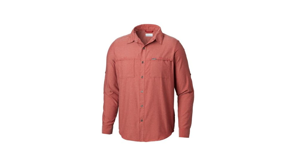 Columbia Pilsner Peak III Long Sleeve Shirt - Mens, Red Element, Small, 1804931611-S