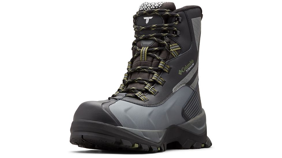 Columbia Powderhouse Titanium Omni-Heat 3D OutDry Boot - Mens, Black/Mosstone, 8 US, Medium, 1791181010-8