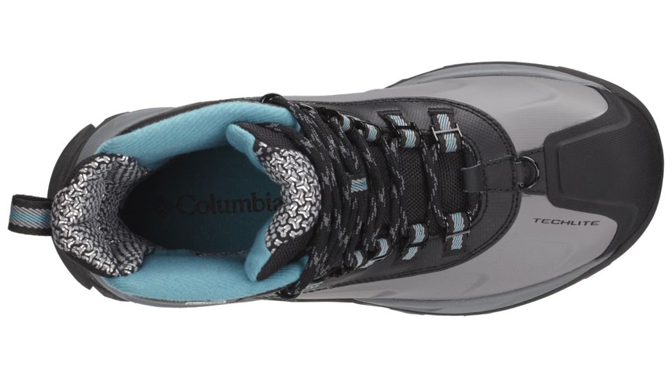 Columbia Powderhouse Titanium Omni-Heat Winter Boots - Womens, Black/Pacific, Medium, 10.5, 1791251010-10.5