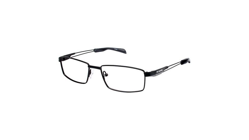Columbia POWELL LAKE Single Vision Prescription Eyeglasses - Frame BLACK/GUNMETAL CBPOWELLLK02