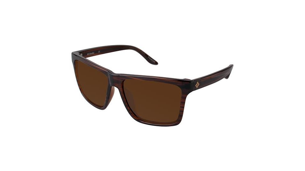 Columbia Quincy Single Vision Prescription Sunglasses CBQUINCY01 - Frame Color Stripe Tort