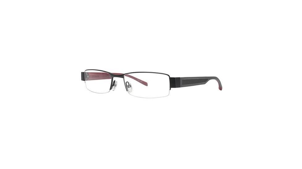 Columbia Raja Progressive Prescription Eyeglasses - Frame Semi Matte Black Grey/Red CBRAJA01