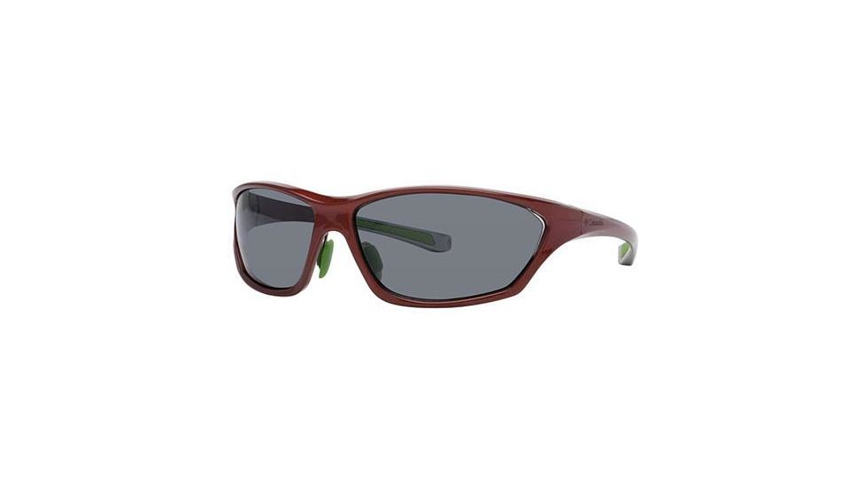 Columbia Rapid Descent Sunglasses - Frame Metallic Red fade to Grout, Size 65/14mm CBRAPIDDSCNTPZ03