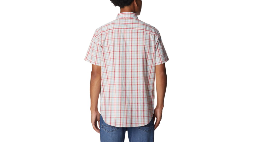 Columbia Rapid Rivers II Short Sleeve Shirt - Mens, Sunset Red Multi Gingham, Extra Large, 1577671687SstRdMltGnghXL