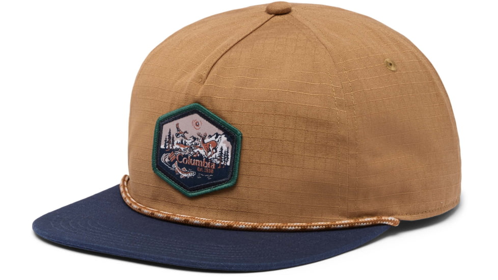 Columbia Ratchet Strap Snap Back, Delta/Coll Navy/Vintage Outdoor, One Size, 2070981-259-O/S
