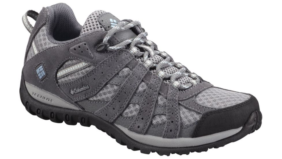 Columbia Redmond Hiking Shoe - Women's-Boulder/Sky Blue-Medium-8 US