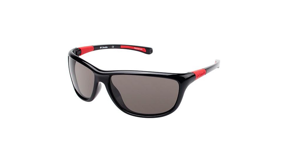 Columbia RIGA Single Vision Prescription Sunglasses CBRIGA01 - Frame Color Black / Red