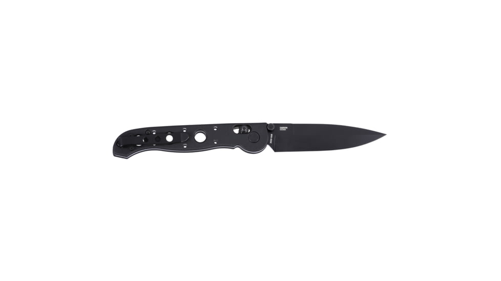 Columbia River Knife &amp; Tool M16-03XK, Folding Knife, 3.57" Spear Point Blade, D2 Blade Steel, 8.25" Overall Length, Electro Deposition Painting Finish, Black, Grivory Handle, Crossbar Lock, M16-03XK