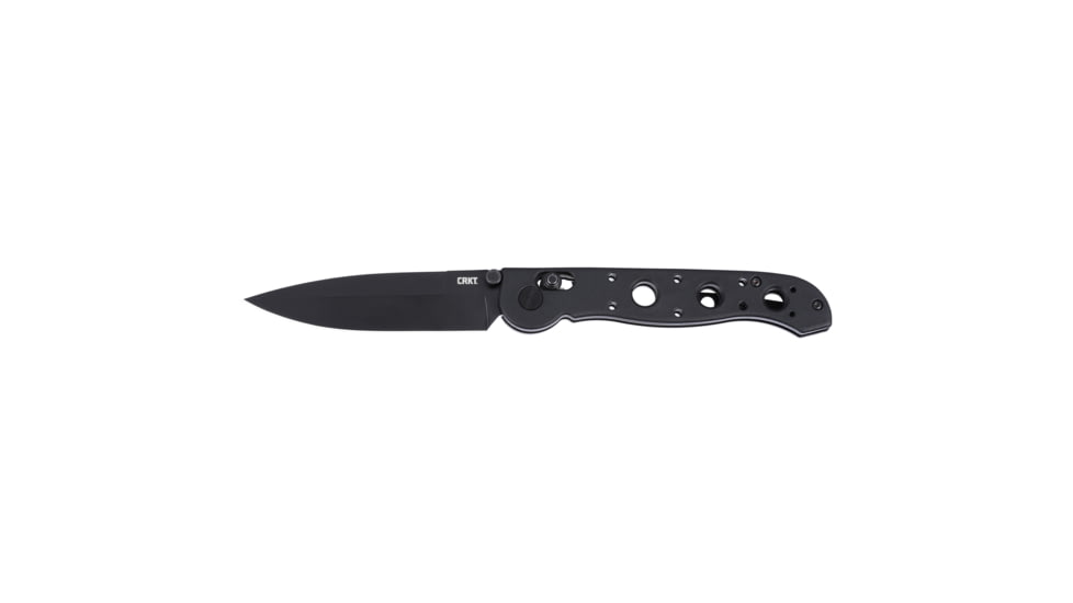 CRKT M16?03XK Folding Knife, 3.57in, D2 Tool Steel Blade, Drop Point Blade, Black G10 Handle, M16-03XK