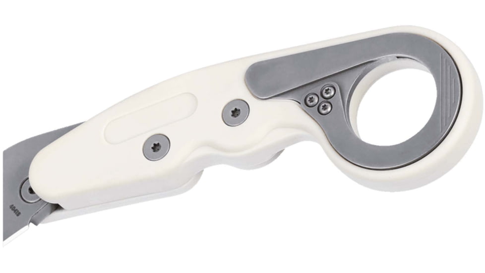 Columbia River Knife &amp; Tool Provoke, Folding Knife, 2.47&quot; Hawkbill Blade, AUS 8 Blade Steel, 7.19&quot; Overall Length, Stonewash Finish, Silver, Sand Grivory Handle, Liner Lock, 4041S