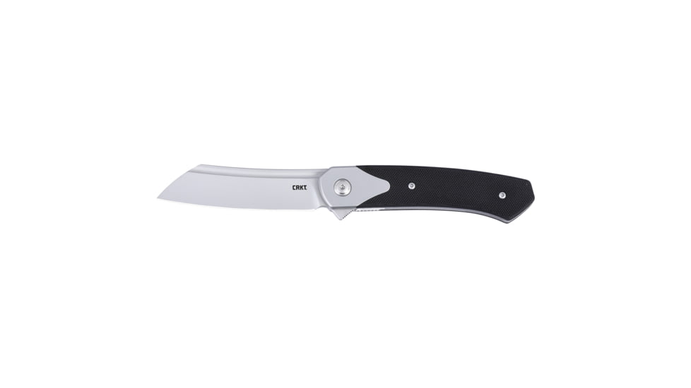 CRKT Viento Assisted Opening Folding Knife, 3.23in, D2, Sheepsfoot, G10 Black Handle, 7135